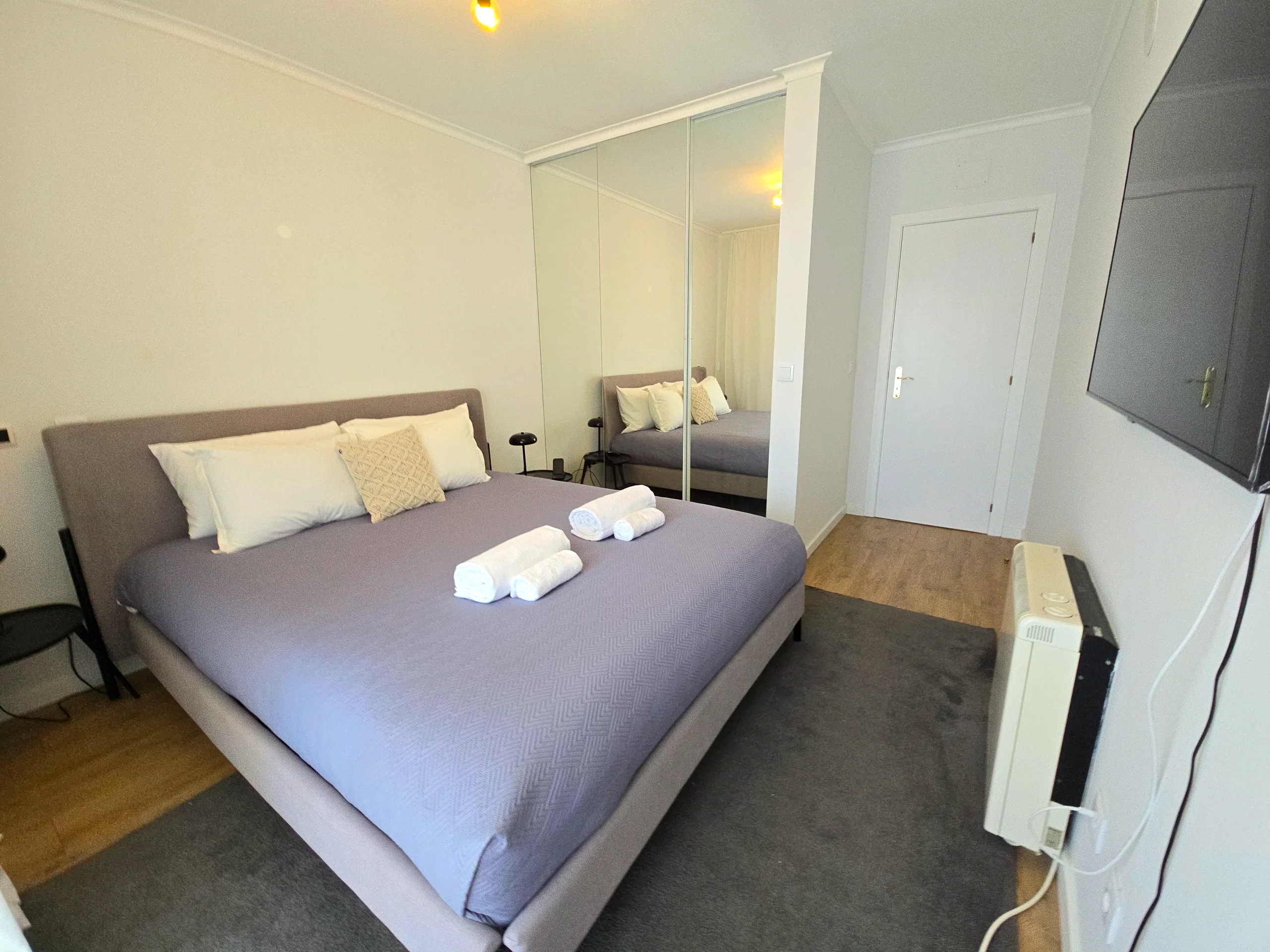 Master bedroom with terrace access